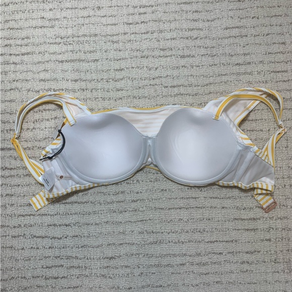 Shade & Shore yellow and white striped bikini - Picture 6 of 10